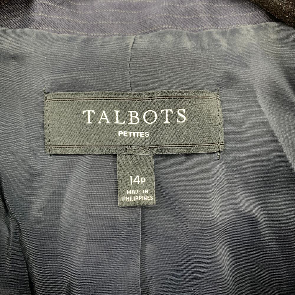 Talbots Single Button Suit Blazer Jacket Womens S… - image 5